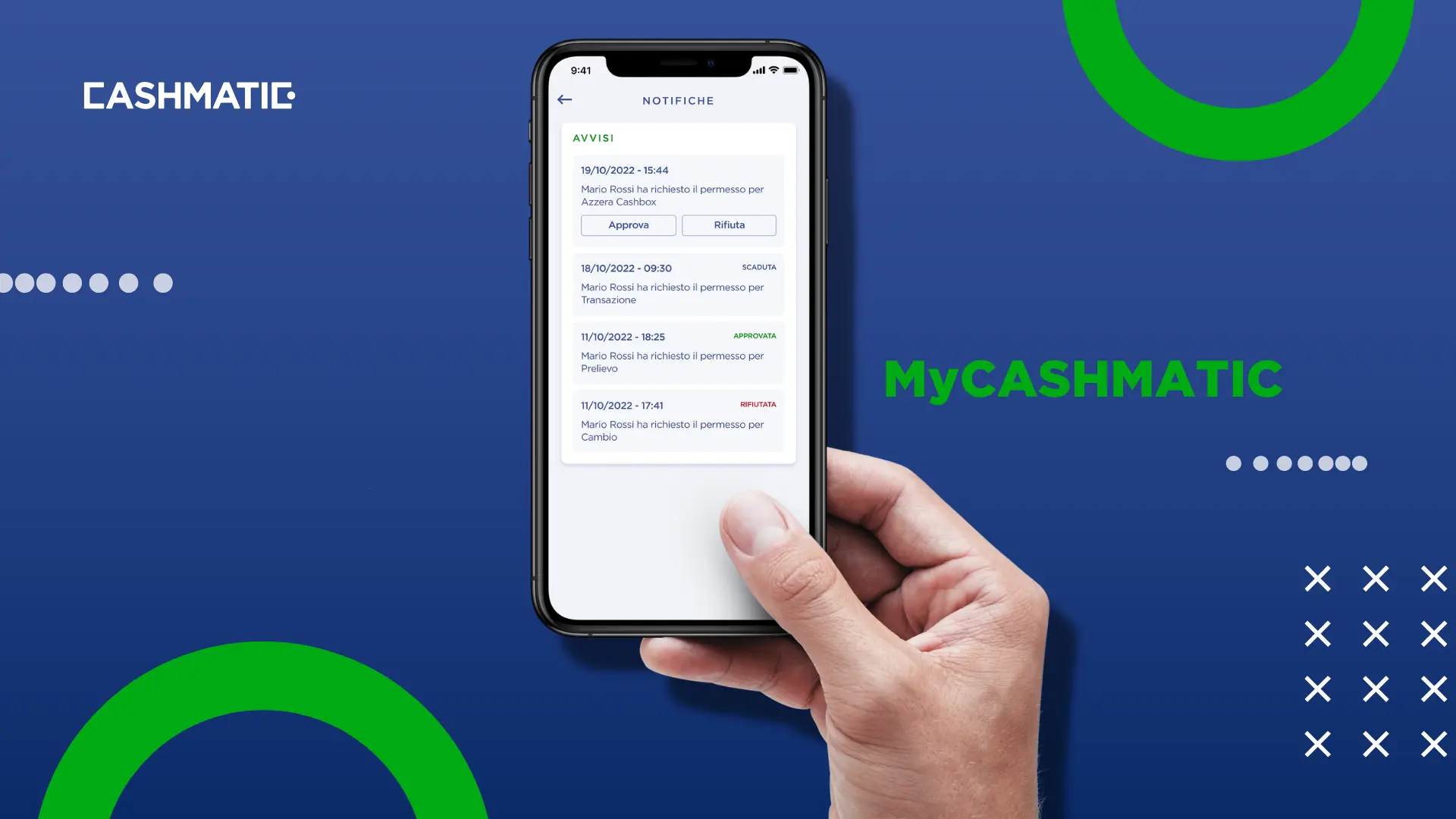 Applicazione MyCashmatic per il controllo remoto del tuo punto cassa