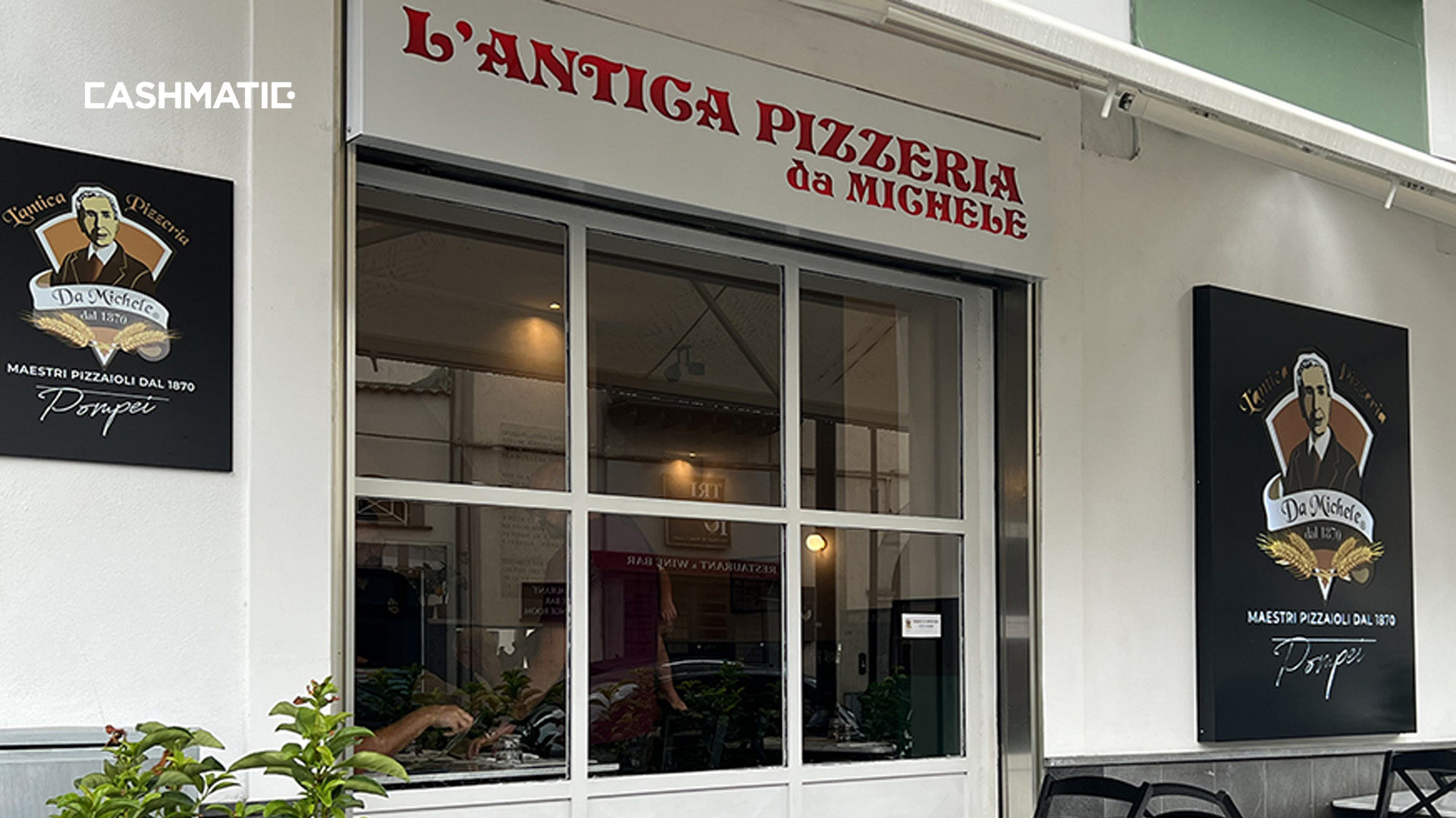 P22izzeria da Michele di Pompei sceglie la cassa automatica Cashmatic